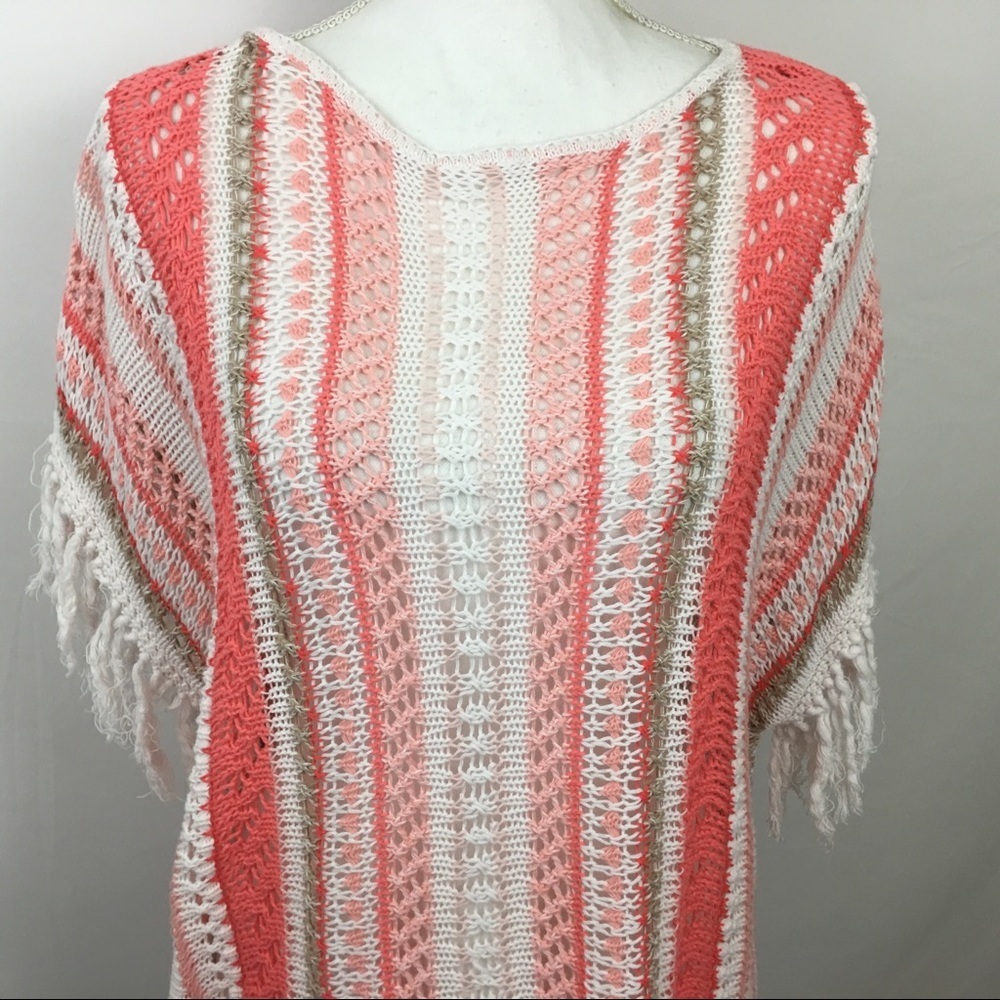 Tommy Bahama Crochet Sleeveless Sweater Size S/M
